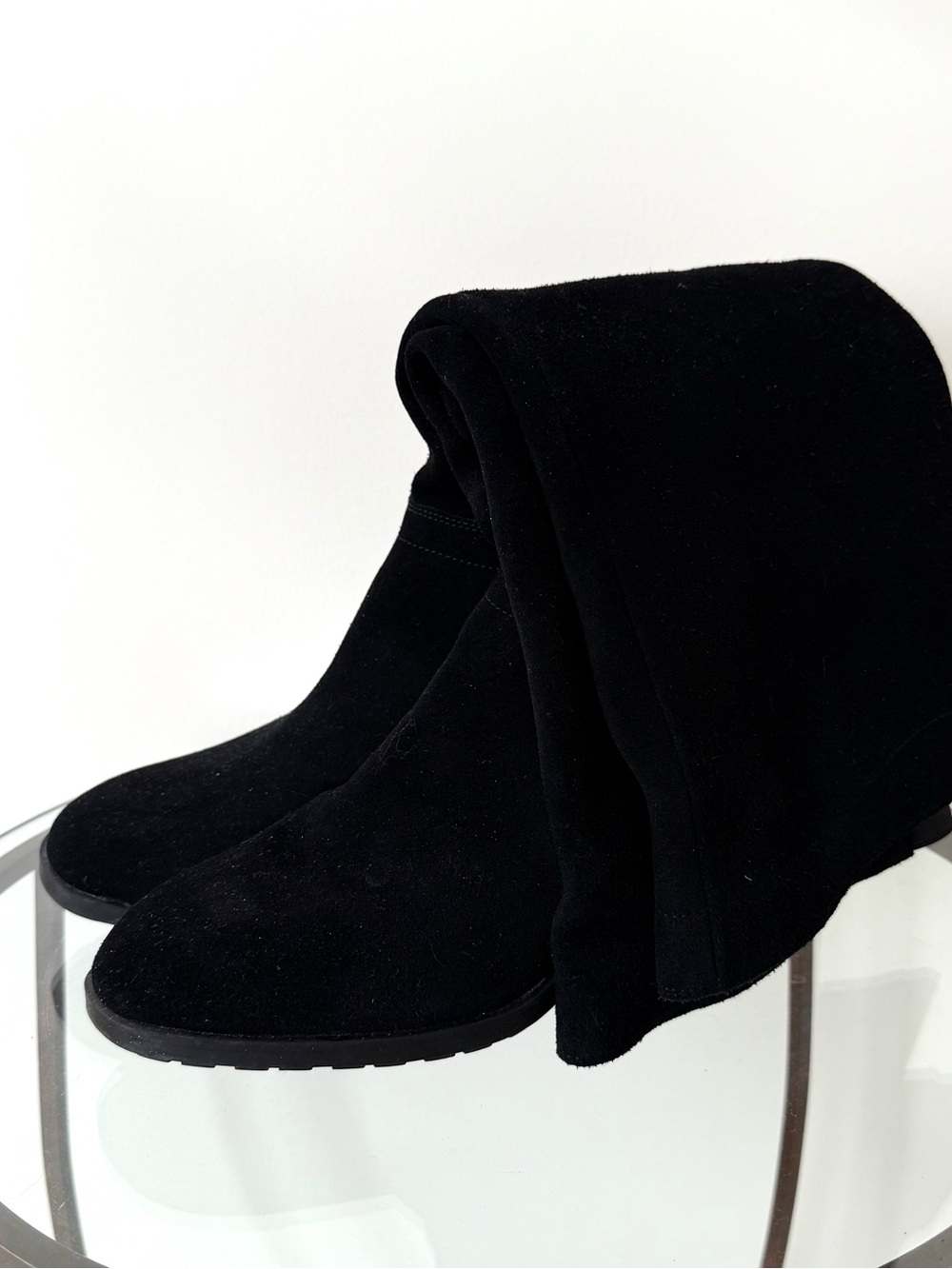 Blondo Black Over-the-Knee Suede Boots